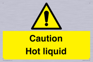 Caution Hot liquid